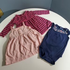 Three 9months baby clothes